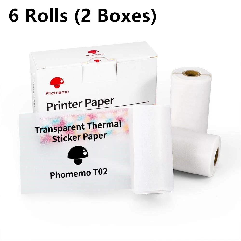 Phomemo T02 Mini Wireless Pocket Thermal Photo Printer Fast Shipping US