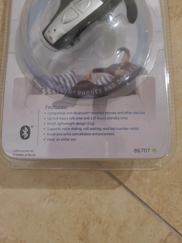 Auriculares Bluetooth GE estilo oreja 86707 Foto 3 de 4