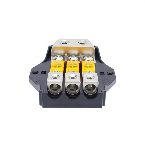1 x 3-Way Fuse Holder 32V 80A Auto Fuse Distribution Block - Picture 7 of 11