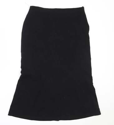 New Look Womens Black Polyester Blend Skirt Size 10