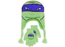 New Teenage Mutant Ninja Turtles Boys' or Little Boys' Hat  Gloves Set