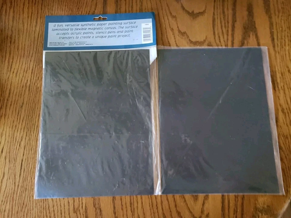 LOTE DE 2 IMANES DARICE LÁMINA DE LONA MAGNÉTICA 9'' X 12'' NUEVOS EN PLÁSTICO Foto 3 de 4