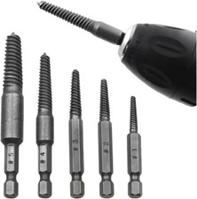 Kit Estrattore Viti Danneggiate 10 Pezzi - Rimozione Bulloni Rotti In Acciaio | Per Meccanici E Fai-Da-Te