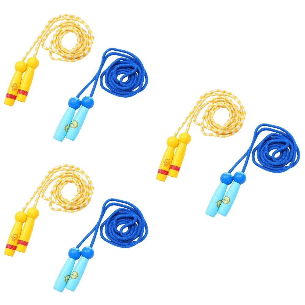 3 Pieces Trainingsgeräte Springseil Aus Holz Für Kinder Fitness Schüler