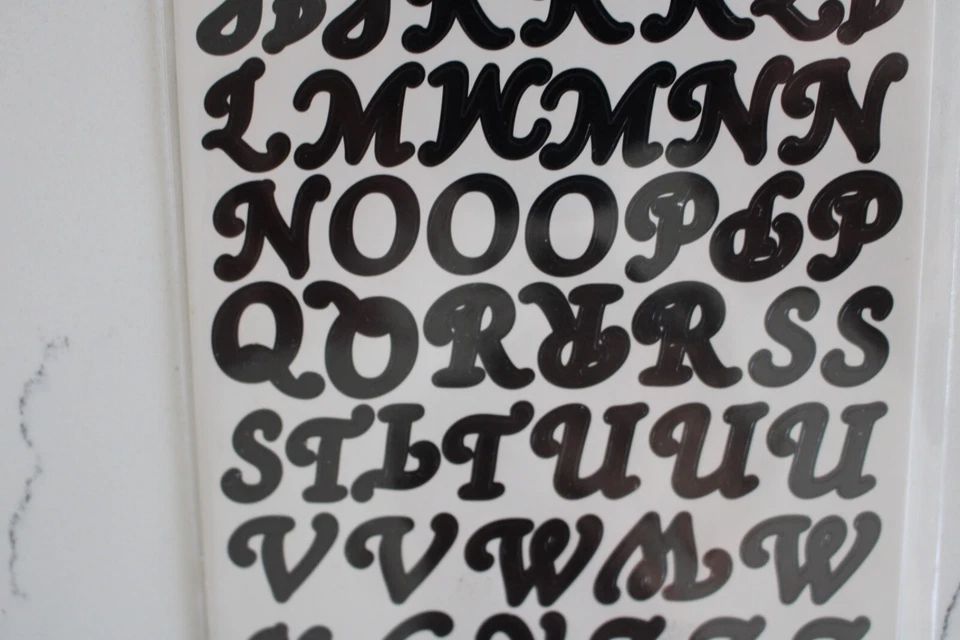 Recuerdos Curva Estuche Superior/Inferior Letras/Números Símbolos Álbumes de Recortes Artesanías Foto 4 de 4