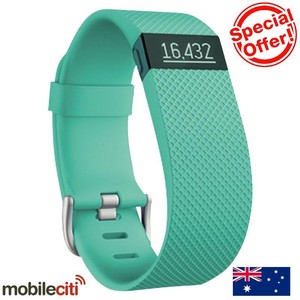 FITBIT Charge HR Heart Rate Activity Wristband Teal - Large