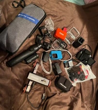 GoPro Hero 8 Camera And Accessory Bundle - Neewer Dolly - Feiyu Tech Gimbal