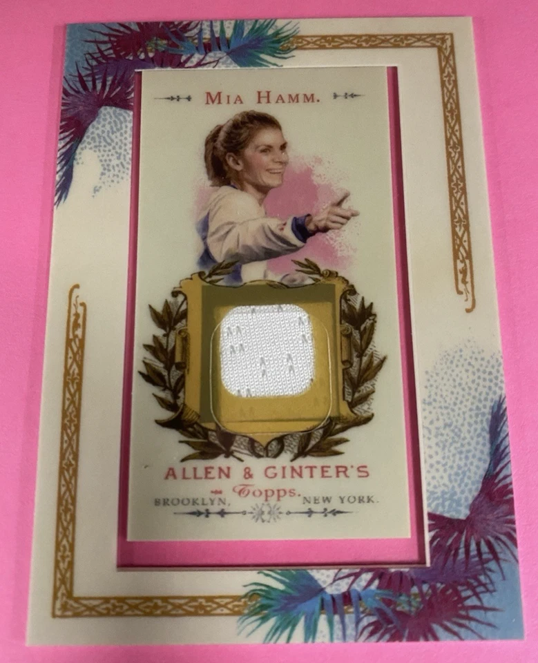 2007 Allen & Ginter Mia Ham #AGB=MH RC Mini Framed Relic Woman's Soccer 250090 - Image 2 of 3