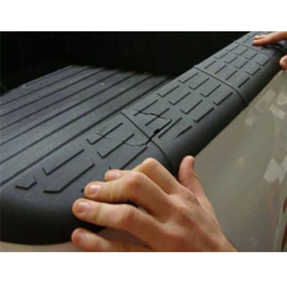 Husky Quadcaps Blk Truck Bed Rail Caps for Sierra 1500 2500HD 3500HD w/ 78" Beds - Image 3 of 4