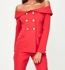 Missguided Bardot Double Breasted Blazer (m55/4)