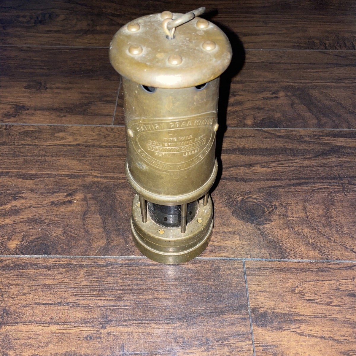 Vintage British Coal Mining Lantern Lamp, Company Wales U.K | eBay