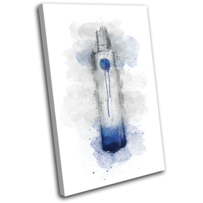 Vodka Spirit Bar Abstract Food Kitchen SINGLE CANVAS WALL ART Picture Print