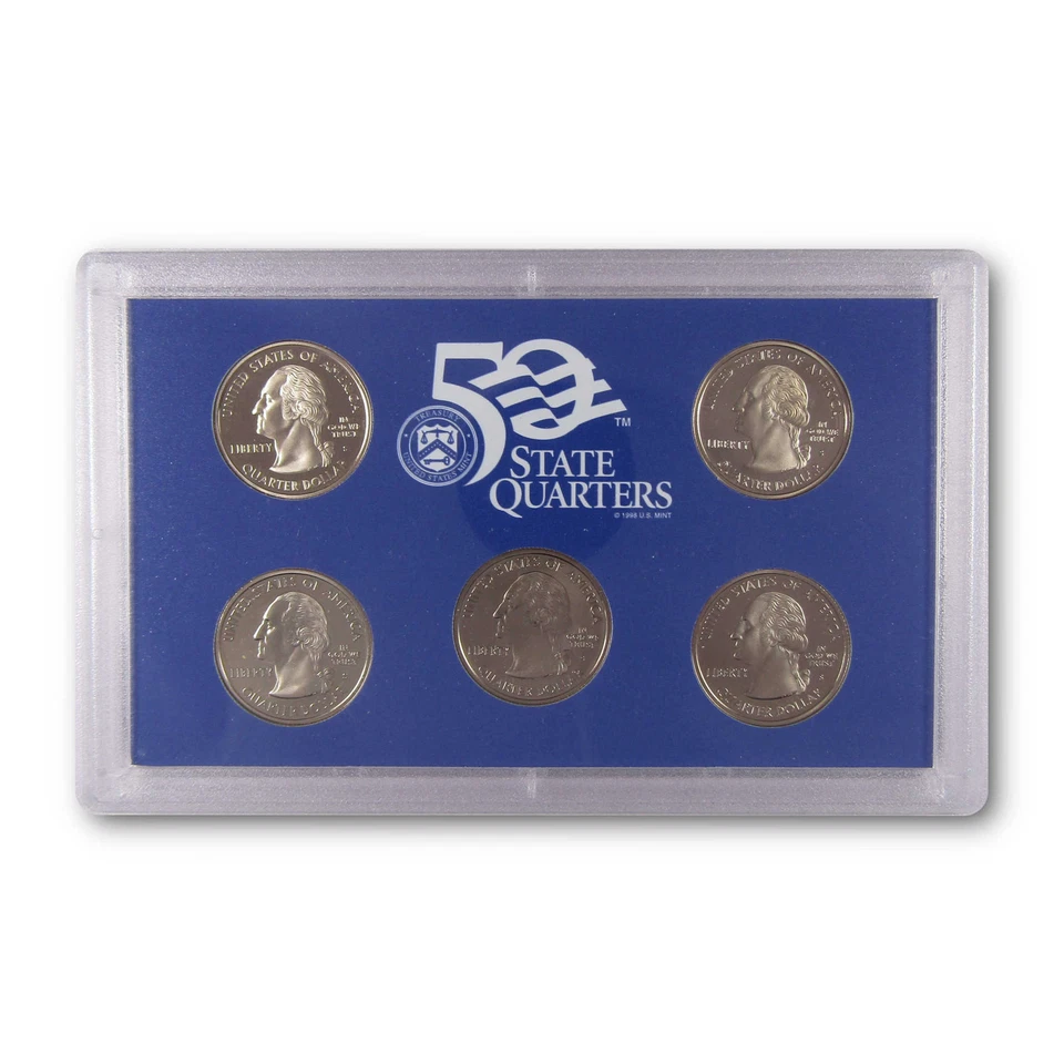 2003 State Quarter Clad Proof Set U.S. Mint Packaging OGP COA - Image 3 of 4