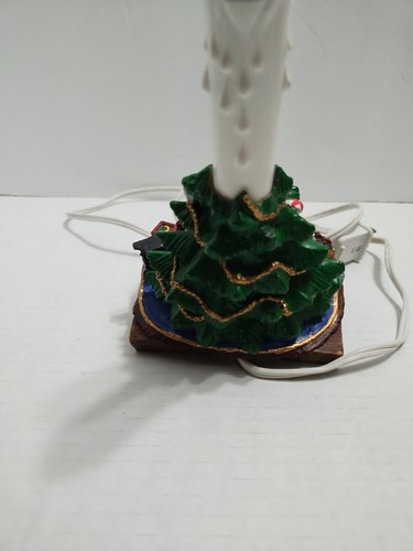 Vintage Cast Iron Christmas Tree Stocking Holder Mantle Hook With Light Rare - Picture 15 of 19