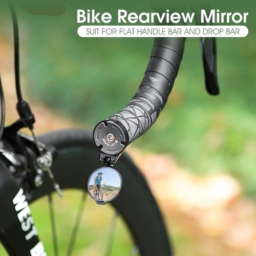 WEST BIKING 2PCS Bicycle Rearview Mirror 360° Rotation Bike Bar End View Mirror - Picture 5 of 15