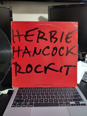 Herbie Hancock Rockit 1983 12'' Single Jazz Electro R&B GOOD Condition