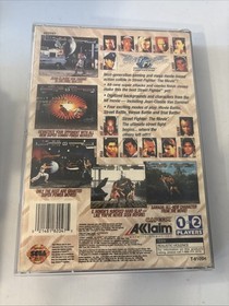 Street Fighter The Movie- Sega Saturn Complete TESTED CIB w/ Reg Card