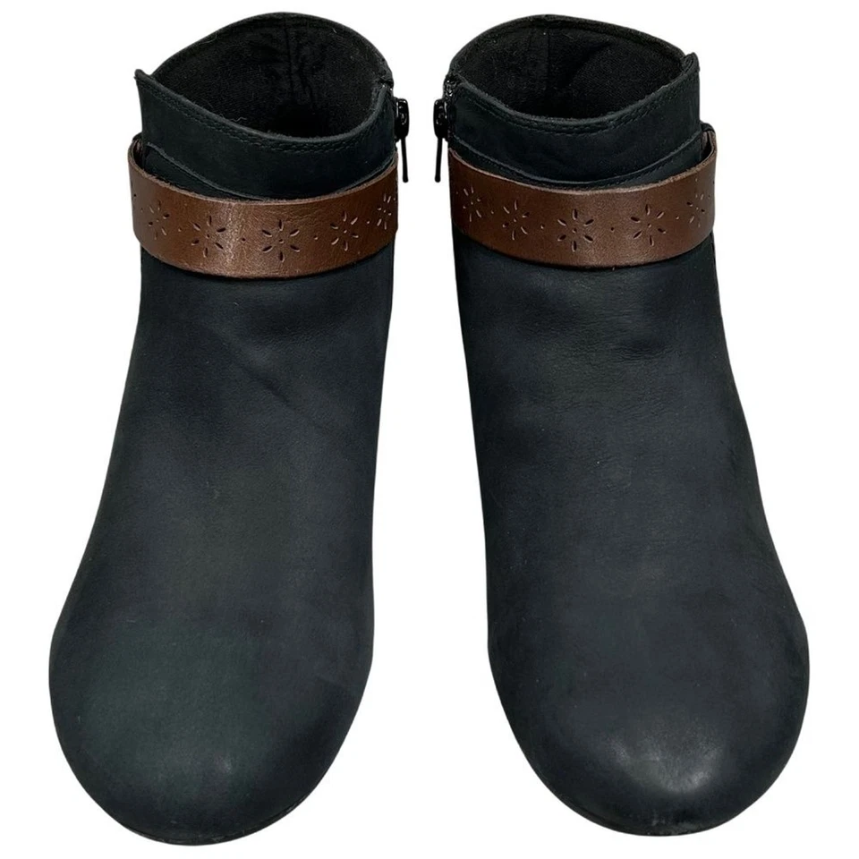 Botín Rockport Joy Negro Gamuza Cuero Talla 11 Foto 3 de 4