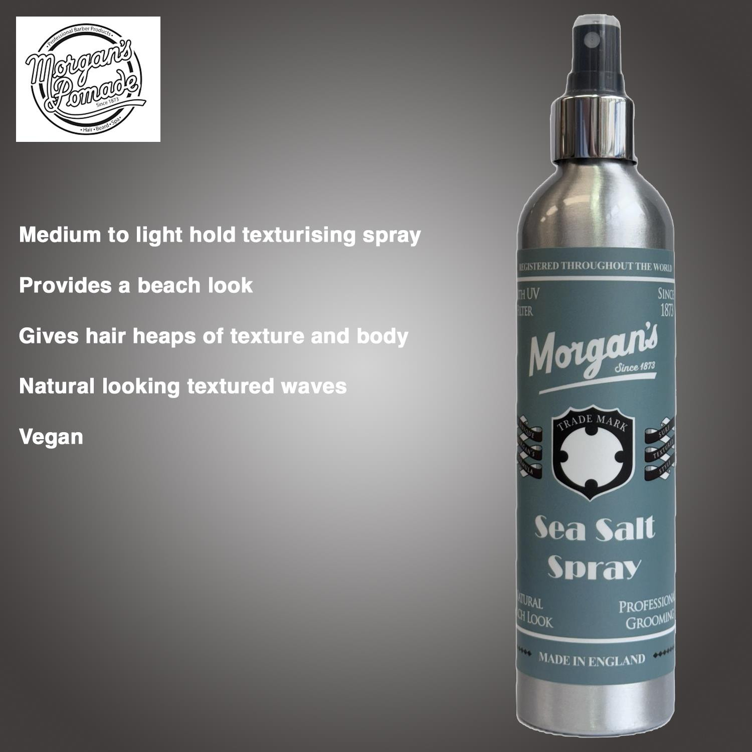 Morgan's Sea Salt Spray 300ml medium/light hold texturising beach texture spray
