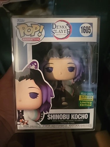 Funko Pop Demon Slayer Shinobu Kocho 1605 SDCC 2024 ShareD Exclusive PROTECTOR