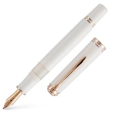 Pelikan Souverän M600 Kolbenfüller weiß/rose-gold F (fein), 1 St.