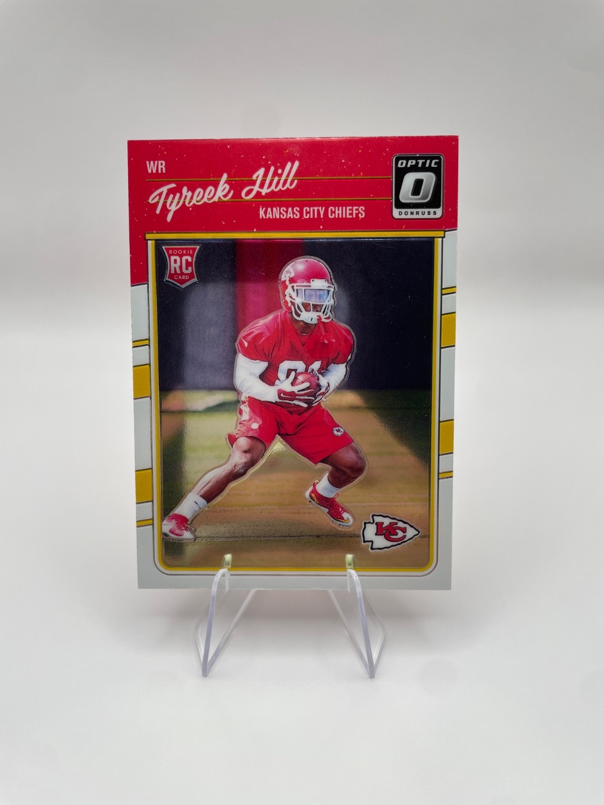 🏈 2016 Donruss Optic Tyreek Hill Rookie #117 – Holo Silver Prizm