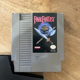 Final Fantasy (Nintendo NES,1990) Authentic Cartridge With Sleeve,See Photos,VGC