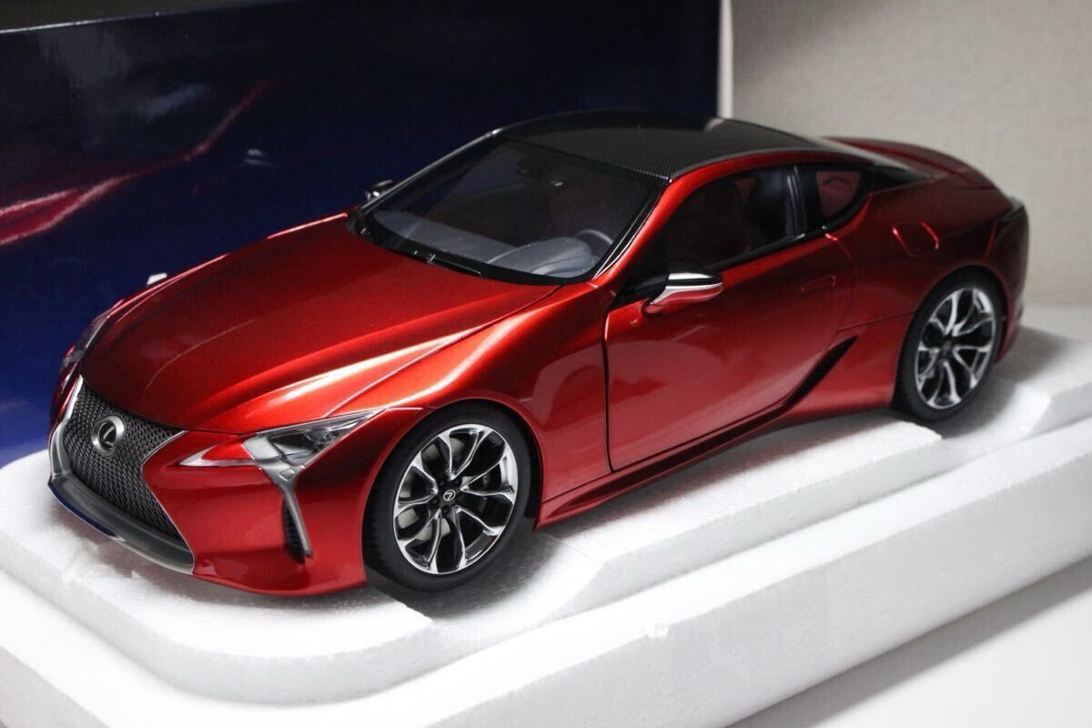 AUTOart Lexus LC 500 Radiant Red Metallic Dark Rose interior 78873