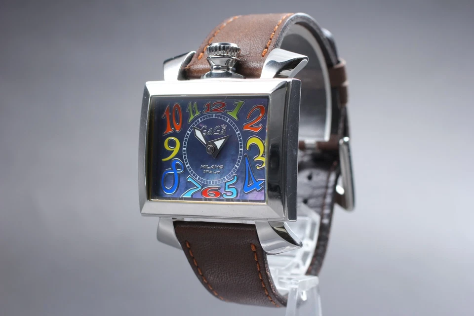 Reloj de cuarzo para hombre "Exc+5" GaGa MILANO Napoleone 10899 esfera azul 36 mm de Japón Foto 3 de 4