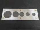 Capital Plastics, Liberty Gold Type Set, 5 Coin Holder, White