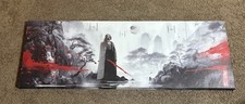 RARE STAR WARS Japanese Style Darth Vader Canvas 36x13