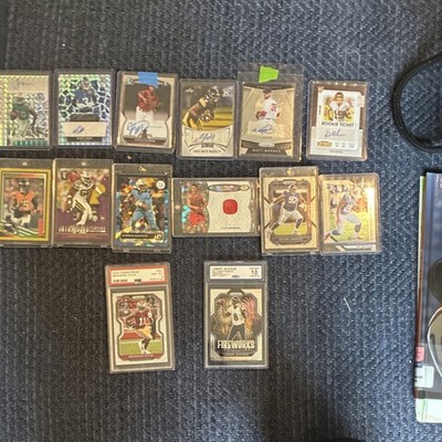 Sports cars lot, 6 signed,1 jersey card. 2 graded and almost all are numbered 