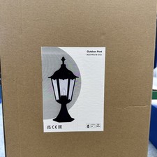 Image of Searchlight Outdoor Post Lantern black