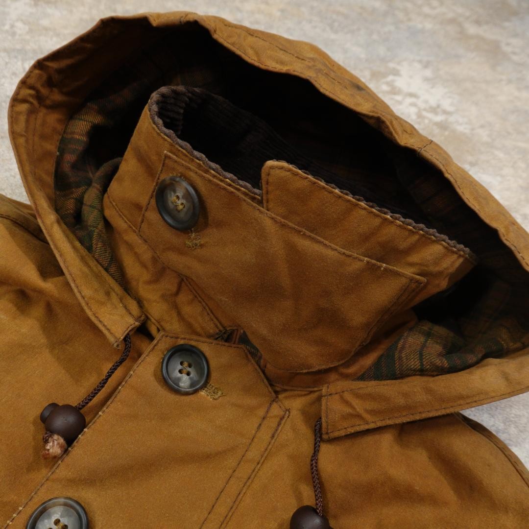 Barbour 90s British Longshoreman Waxed Cotton Brown image 9