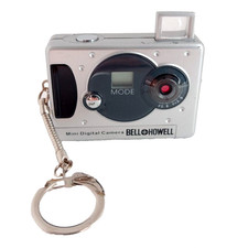Vintage Bell Howell Mini Digital Spy Camera on Keychain TESTED WORKING