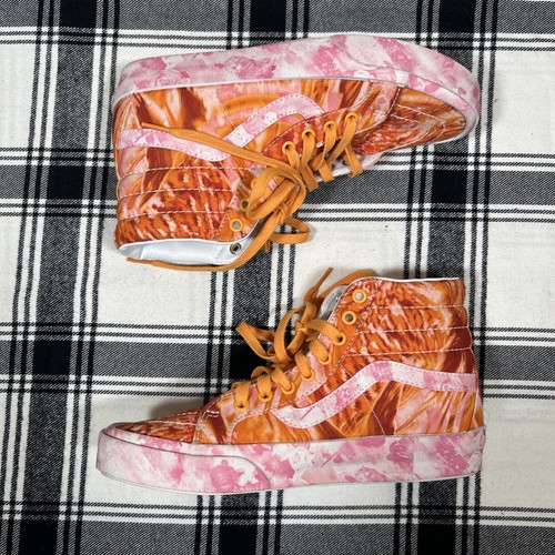 Scarpe sneakers casual Vans unisex SK8 Hi 38 DX 721278 arancione taglia M 7 W 8,5 - Foto 4 di 7