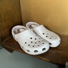 Crocs Classic Clog Adult PINK M 8-9/W 10-11 L Slip on Sandal Comfort Strawberry