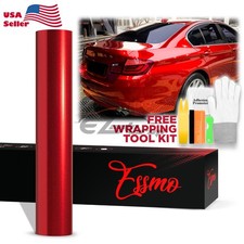 Essmo Pet Super Gloss Metallic Soul Red Car Vehicle Vinyl Wrap Decal Like Paint