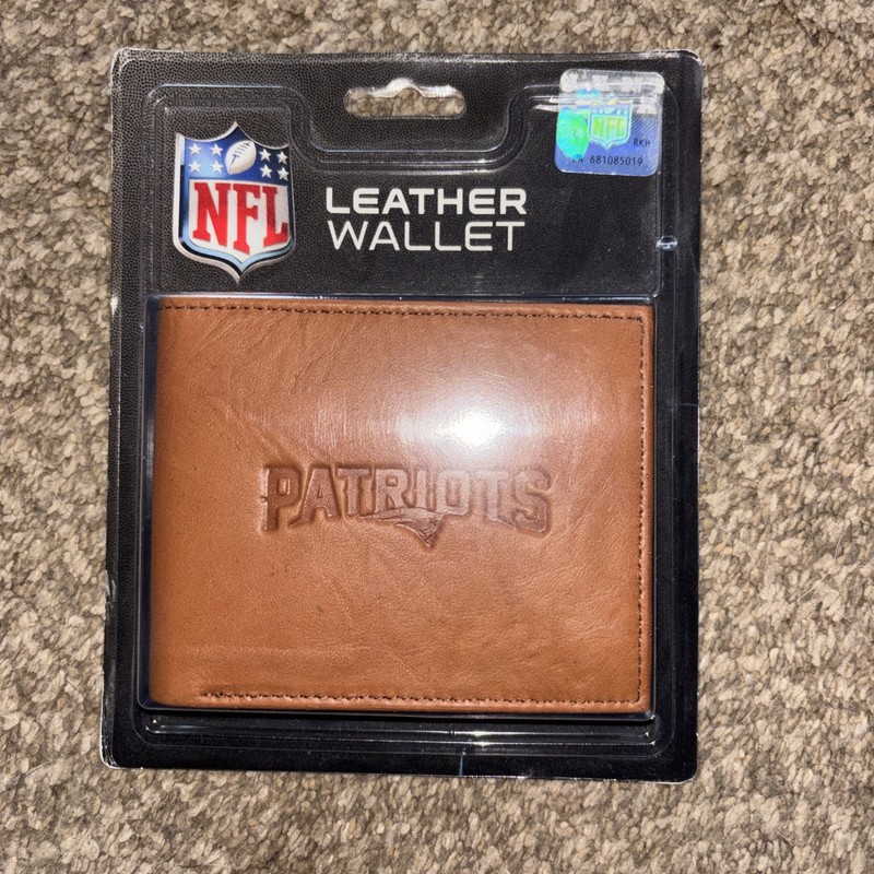 New England Patriots Leather Wallet 