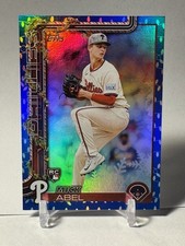 2025 Topps Holiday Mick Abel Blue Holiday Lights #H111 Phillies RC