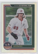 2022 Panini USA Baseball Stars & Stripes Holo Gold 18/99 Austin Nye #80 tj1