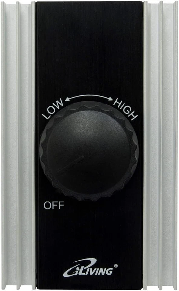 Brushed Aluminum 120V Fan Speed Controller – Precision Control Solution - Image 3 of 4