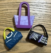 Barbie My Scene Lot Of 3 Purses Handbag Accessories Mattel