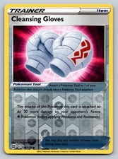 Cleansing Gloves 136/172 Reverse Holo SWSH09: Brilliant Stars Pokemon Card - NM