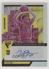2020-21 Panini Flux Rookie Auto Influx Silver Prizm Tyler Bey #RAI-TBY Auto 5y7
