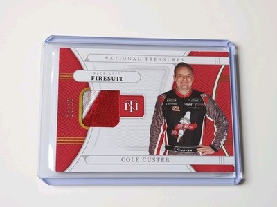 Panini National Treasures 2022 Cole Custer Race Used Patch Gold NASCAR /10