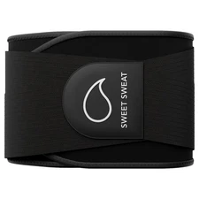 Sweet Sweat Waist Trimmer Pro - Black  XS / S (36" L x 8.5" W) 3.5 - 4mm thick