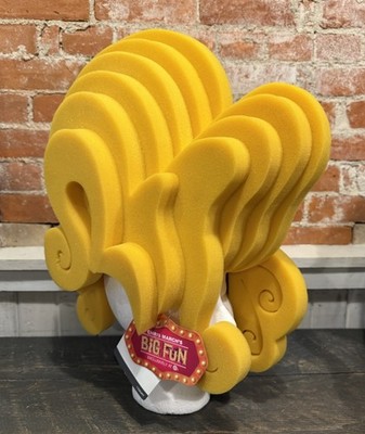 NWT Chris March Big Fun Starlet Foam Wig Target Collection Yellow Gold 2013 HTF