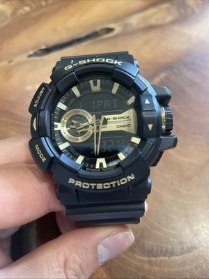 Casio G-shock Ga 400 GB Mens Watch 52mm Analog-digital Black Resin  New Battery