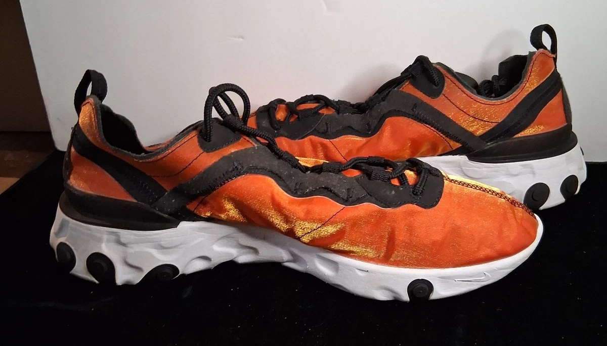 Nike React Element 55 Texas Longhorns NCAA Men Size 14 Sneakers Player Issue #57 Nike-React-Element-55-NCAA-  main image 4